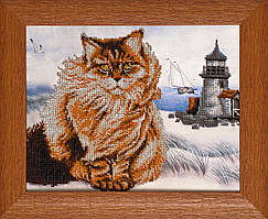 Схема для вишивки бісером На беезі моря Т-016 (габардин)