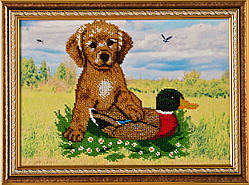 Схема для вишивки бісером На охоті Т-017 (габардин)