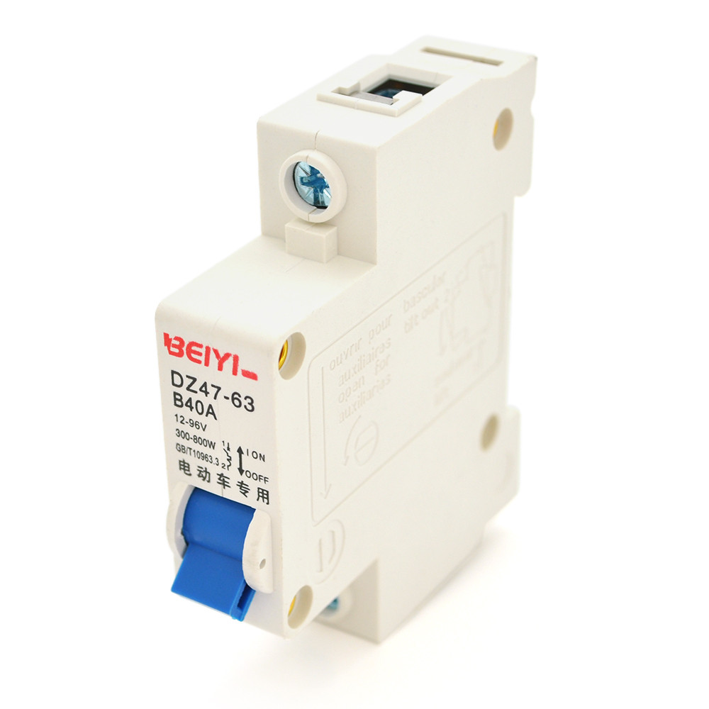 DR Автоматичний вимикач BEIYI DZ47-63-1P-B40A, B40A, 300-800W. 12-96V, фото 1