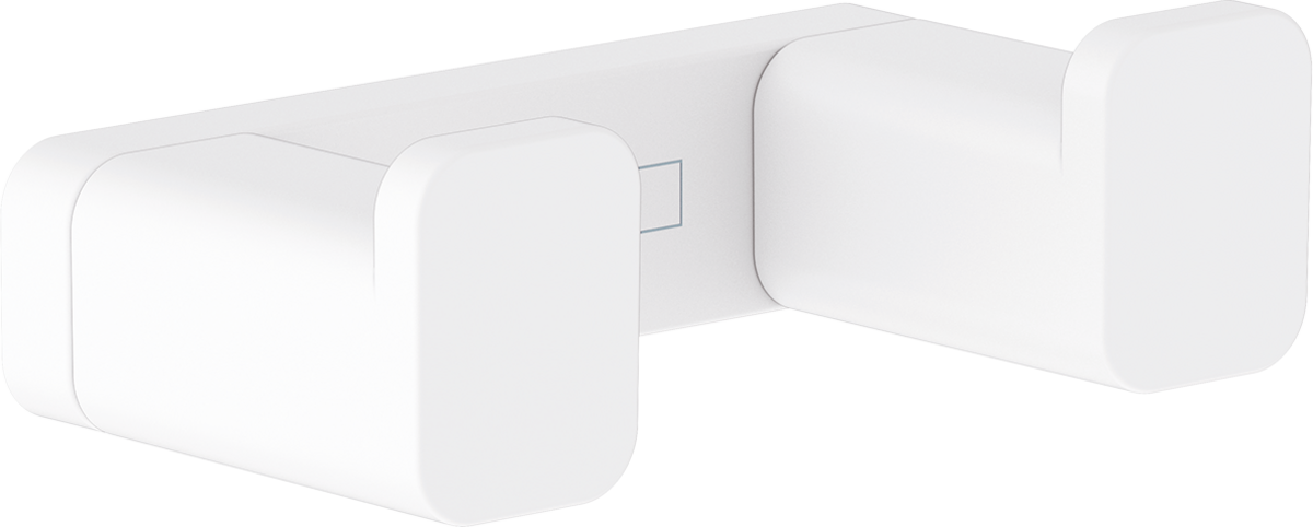 Подвійний гачок hansgrohe AddStoris 41755700 білий матовий