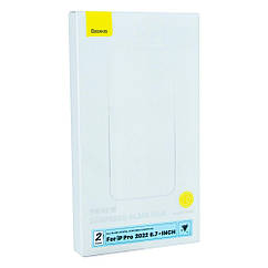 Захисне скло Baseus Crystal 0.3 mm для iPhone 13 Pro Max/14 Plus (2 шт.) SGBL100202 Колір Прозорий