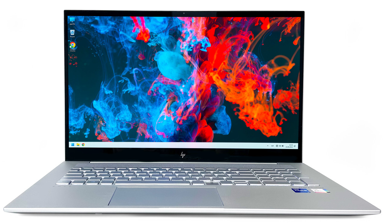 Ноутбук HP Envy 17m-ch0013dx: Core i7-1165G7 / RAM 16 ГБ / SSD 512 ГБ + 32 ГБ Optane / Iris Xe Graphics /17.3"