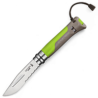 Ніж складний Opinel №8 Outdoor зелений нержавіюча сталь (001715)