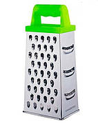 Тертка чотиристороння Gusto Art Deco GT-GR-2003-1 овочерізка із пластиковою ручкою