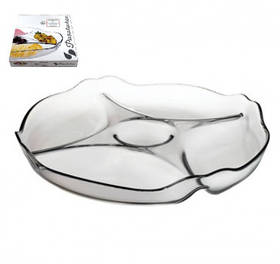 Менажниця кругла Pasabahce Basic скляна 252 мм (10467)