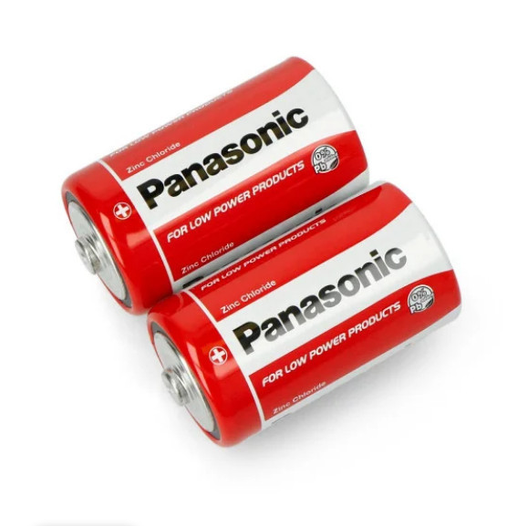 Батарейка PANASONIC R20 (2 шт/уп) ціна за 1шт (5410853032779)