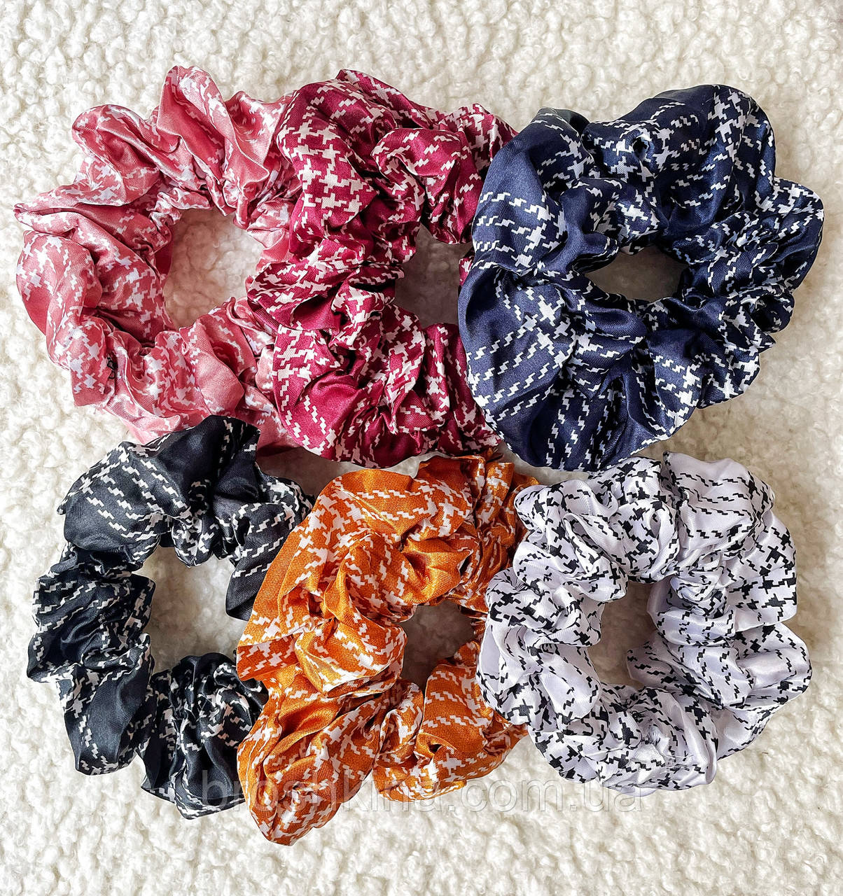 Резинки об'ємні атлас Ø13 см  12 шт/уп., фото 1