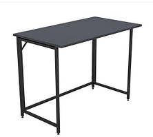 Стіл офісний складаний Fold каркас сталь стільниця ДСП Антрацит 100х60х75 см (AMF-ТМ)