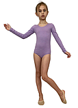 Фіолетовий купальник для танців бавовняний Vlad&K, фото 2