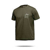 Футболка Basic Military T-Shirt. HMMWV. Cotton, олива. Розмір S