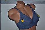 Бюстгальтер Yalisi 8231 без поролону чашка DD Синій, фото 2