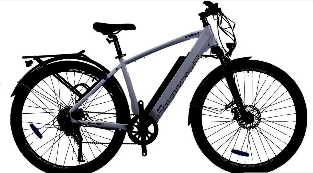 Електровело 29 "Ranger Man grey Рама 17зад мотор 36V/350W, батарея 36V 12.5A/H, SHIMANO 1*7 SPEED
