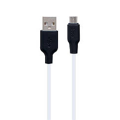 USB Hoco X21 Plus Silicone Micro Колір Чорно-білий