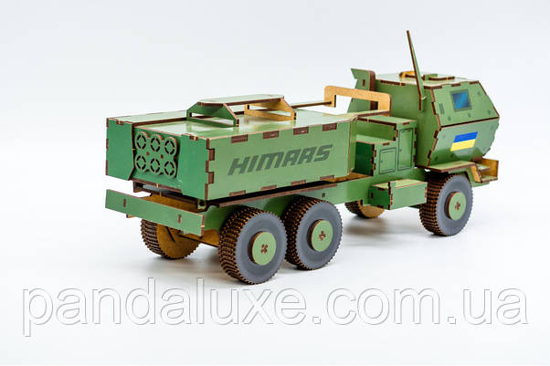 Дерев'яний 3D конструктор Himars 152 деталі Хімарс, фото 5
