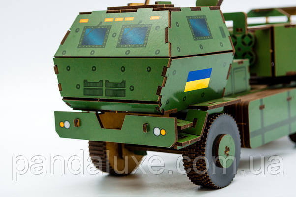 Дерев'яний 3D конструктор Himars 152 деталі Хімарс, фото 4