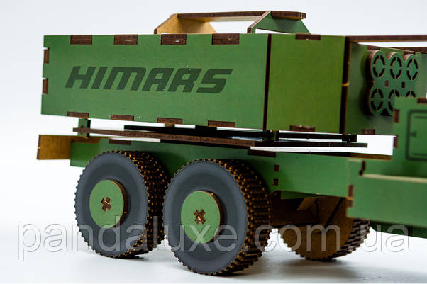 Дерев'яний 3D конструктор Himars 152 деталі Хімарс, фото 6