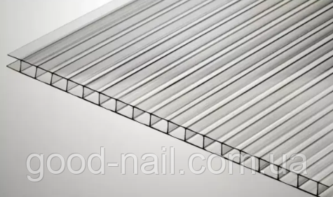 Сотовий полікарбонат Soton прозорий  4мм  Україна, фото 1