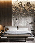 Гіпсові 3D панелі Барельєф Масивна Скеля DecoWalls™, фото 7