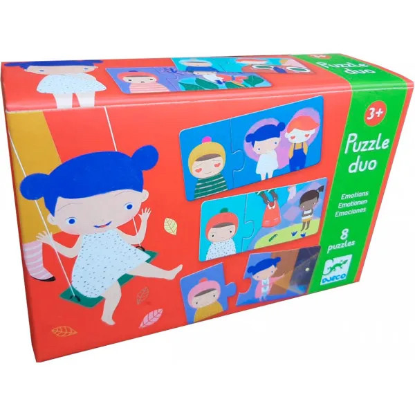 Дуо-пазли Djeco Знайди емоції DJ08152, фото 1