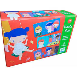 Дуо-пазли Djeco Знайди емоції DJ08152