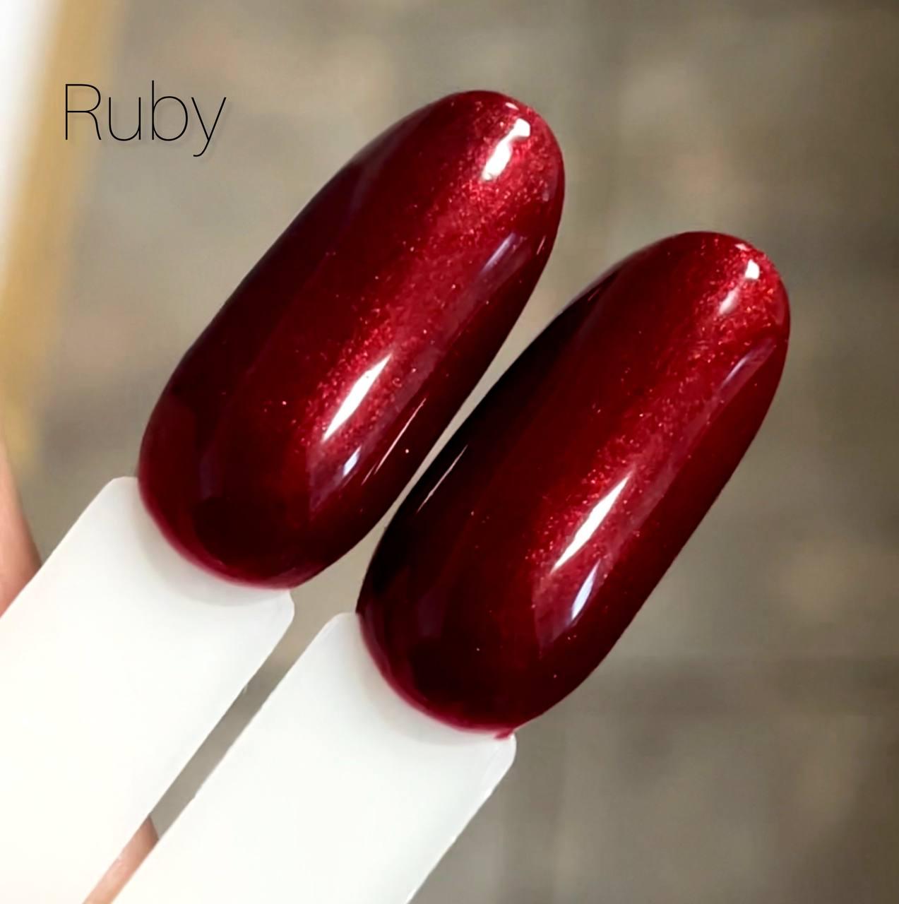 Гель лак GeliX - RUBY  - рубін, фото 1