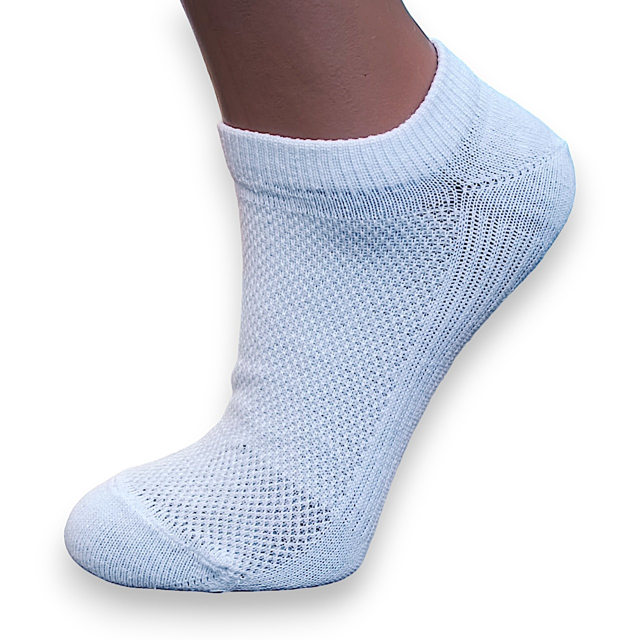 Шкарпетки жіночі короткі літні Fashion сітка 23-25 розмір (35-38 взуття) білий, фото 1