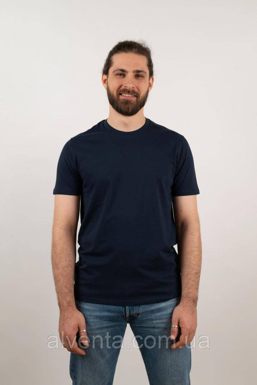 Футболка Унісекс Темний Синій (Organic Cotton)