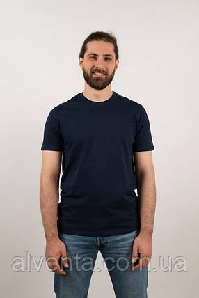 Футболка Унісекс Темний Синій (Organic Cotton), фото 1