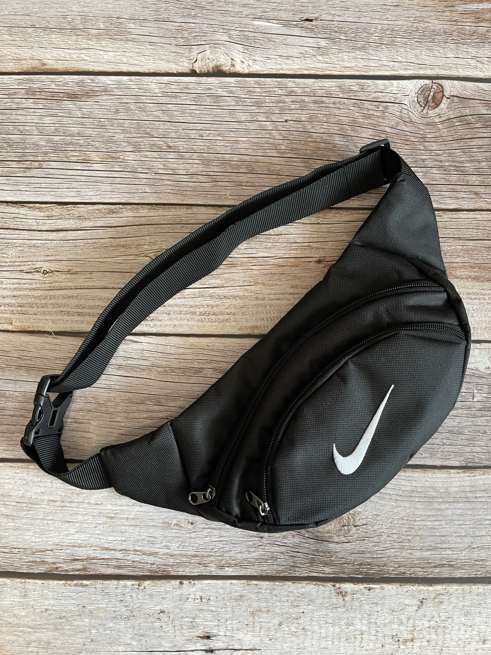 Спортивна поясна сумка найк Nike чорна
