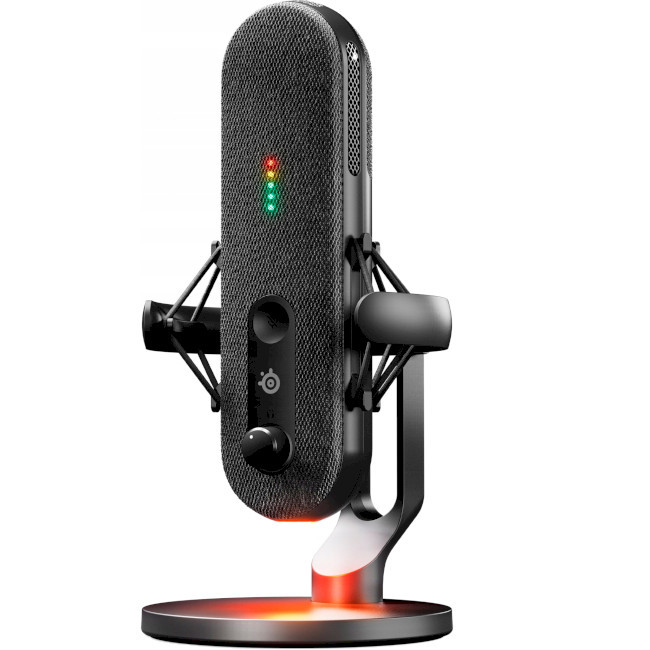 Мікрофон для стрімінга/подкастів SteelSeries Alias RGB (61601)