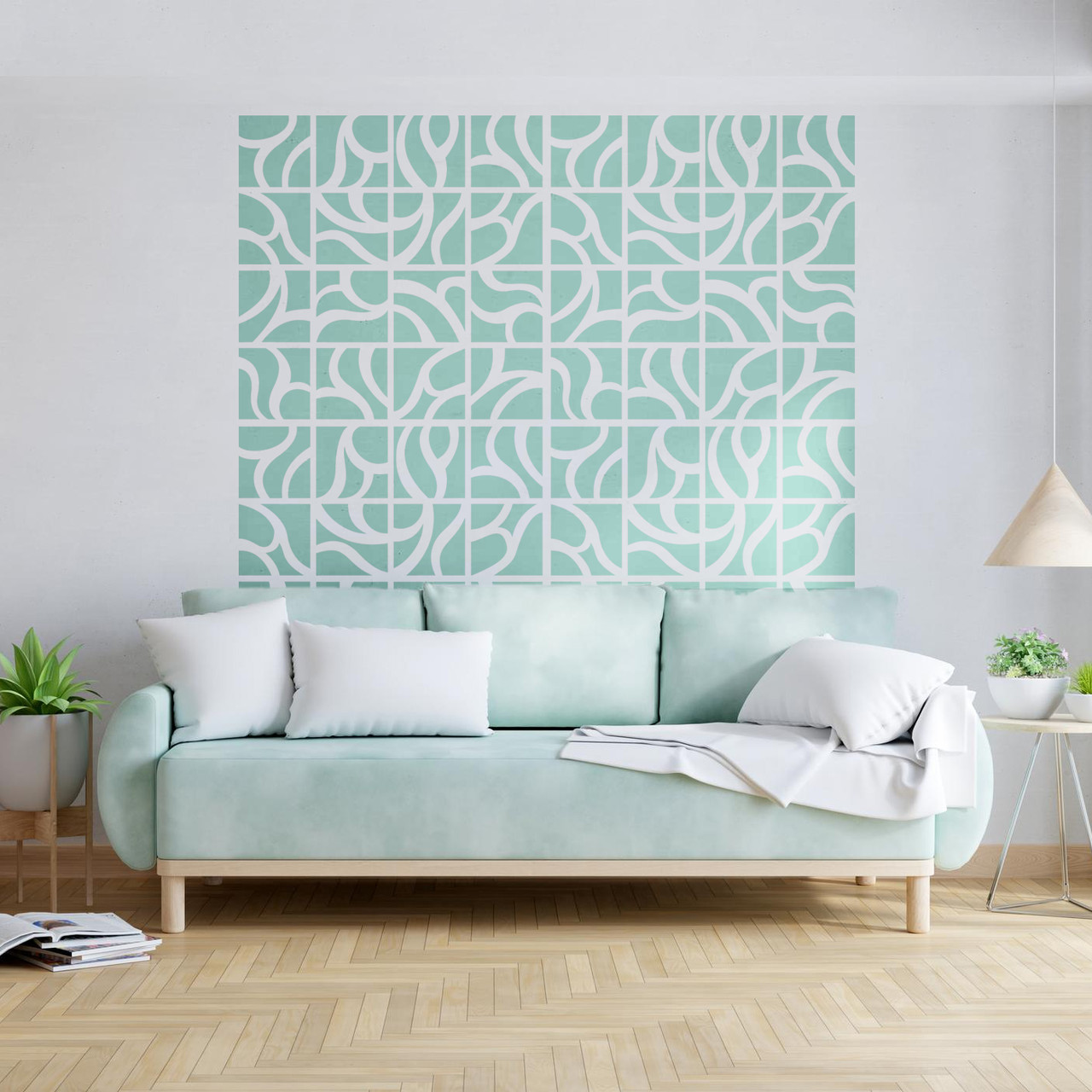 Трафарет товстий 5 мм для створення об'ємних малюнків на стінах (520х520), фото 1