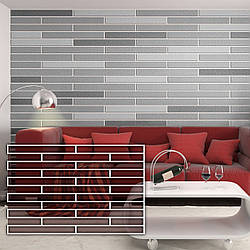 Трафарет тонкий 1 мм для штукатурки, фарбування багаторазовий з імітацією кладки силікатної цегли (670х1030)