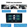 Система TPMS датчики контролю тиску в шинах для автомагнітоли магнітоли планшету ANDROID зовнішні ковпачки датчики коліс, фото 6