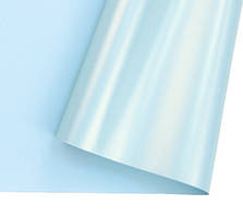 Плівка (калька) в рулоні "Двостороння Lt. Blue: аквамарин перелив + ніжно-блакитна", 60 см х 7 м