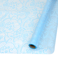 Плівка (калька) матова в рулоні "Мереживо Blue", 65 см х 8 м