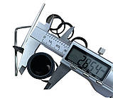 Подовжувач штока вилки руля велосипеда 1-1/8" (28,6 мм) чорний, фото 6