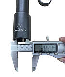 Подовжувач штока вилки руля велосипеда 1-1/8" (28,6 мм) чорний, фото 9