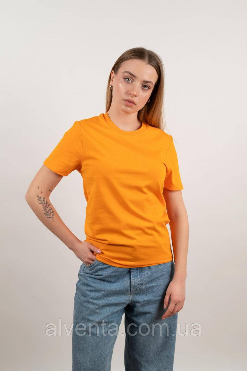 Футболка Унісекс Мандариновий (Organic Cotton)