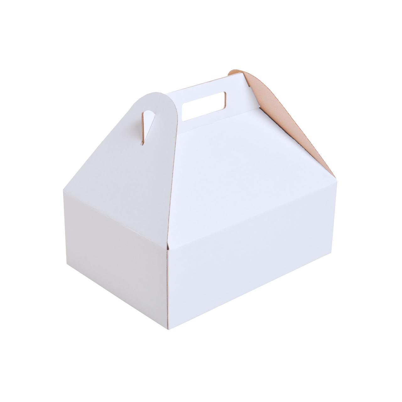 Коробка з ручками 310х220х110, біла