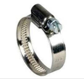 Хомут черв'ячний (затяжний) оцинкований