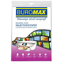 Фотопапір Buromax BM.2220-4100 формат А4 глянсовий, 100 листів 21х29,7см
