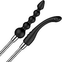 Набір насадок для анального душу чорного кольору Nexus Advanced Shower Douche Duo Kit 2 штуки Кайф