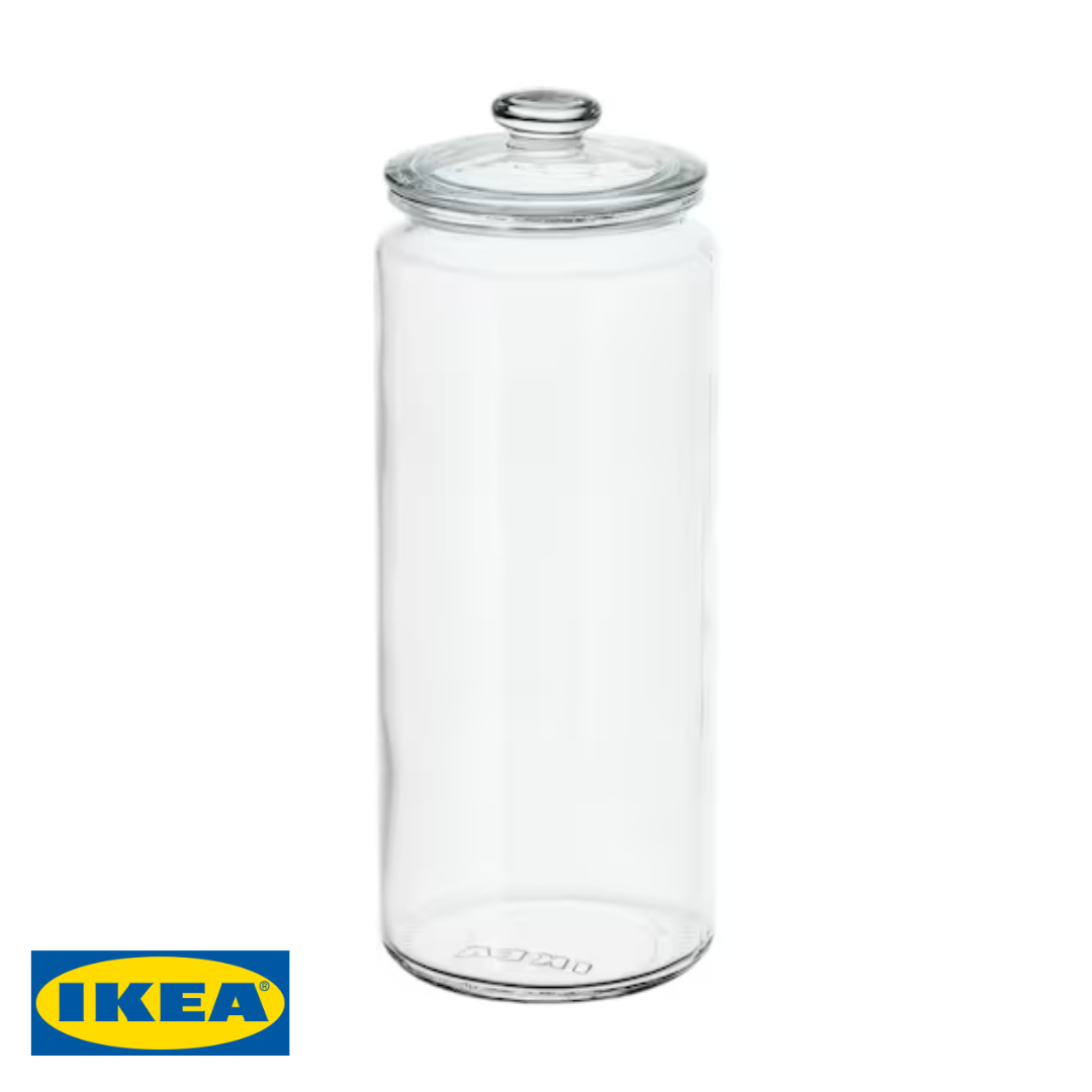 Банка з кришкою IKEA VARDAGEN 1,8 л Скляна 602.919.30