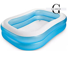 Intex Басейн надувний 57180 NP (3) «Сімейний» 203х152х48см, об'єм = 540л, 3+, вага 3,5 кг