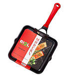 Квадратна сковорода гриль BIOL Modern 28x28 см, фото 8