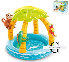 Intex Басейн надувний 58417 NP (6) "Тропічний острів" 102 x 86 см, 1+, об'єм = 45л, вага 1,6 кг