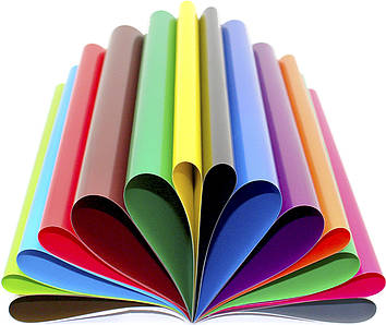 Папір кольор. А4 двостор. 14арк. "Глянцевий" №АП-1205/Апельсин/(25)