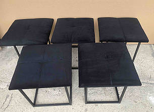 Пуф трансформер  5 в 1 OLB, колір чорний, фото 1