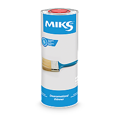 Розбавник деароматизований MIKS на основі уайт-спірита, 1л