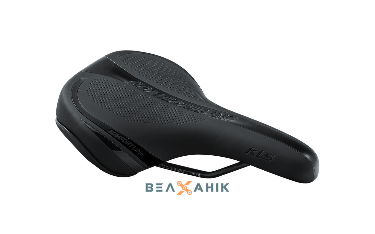 Сідло універсальне KLS Comfortline 262х191 мм чорне